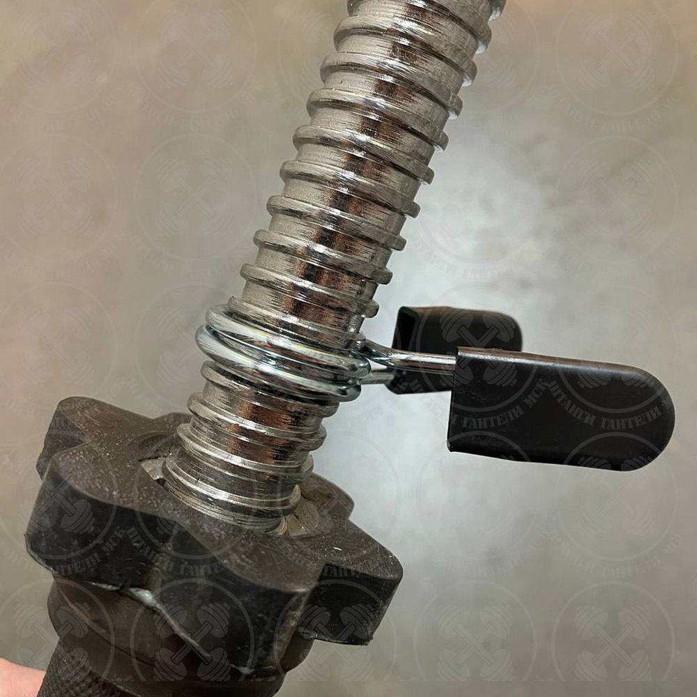 Замки (зажимы) пружинные для штанги d26mm Barbell