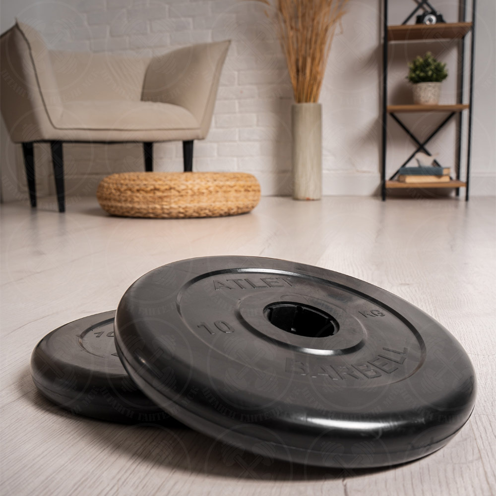 Блины для штанги и гантелей 10 кг Barbell Atlet D51мм