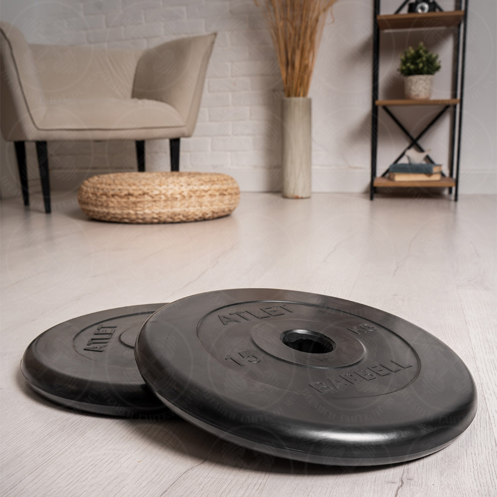 Блины для штанги и гантелей 15 кг Barbell Atlet D51мм