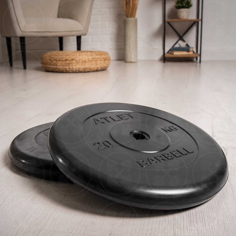 Блины для штанги и гантелей 20 кг Barbell Atlet D26мм