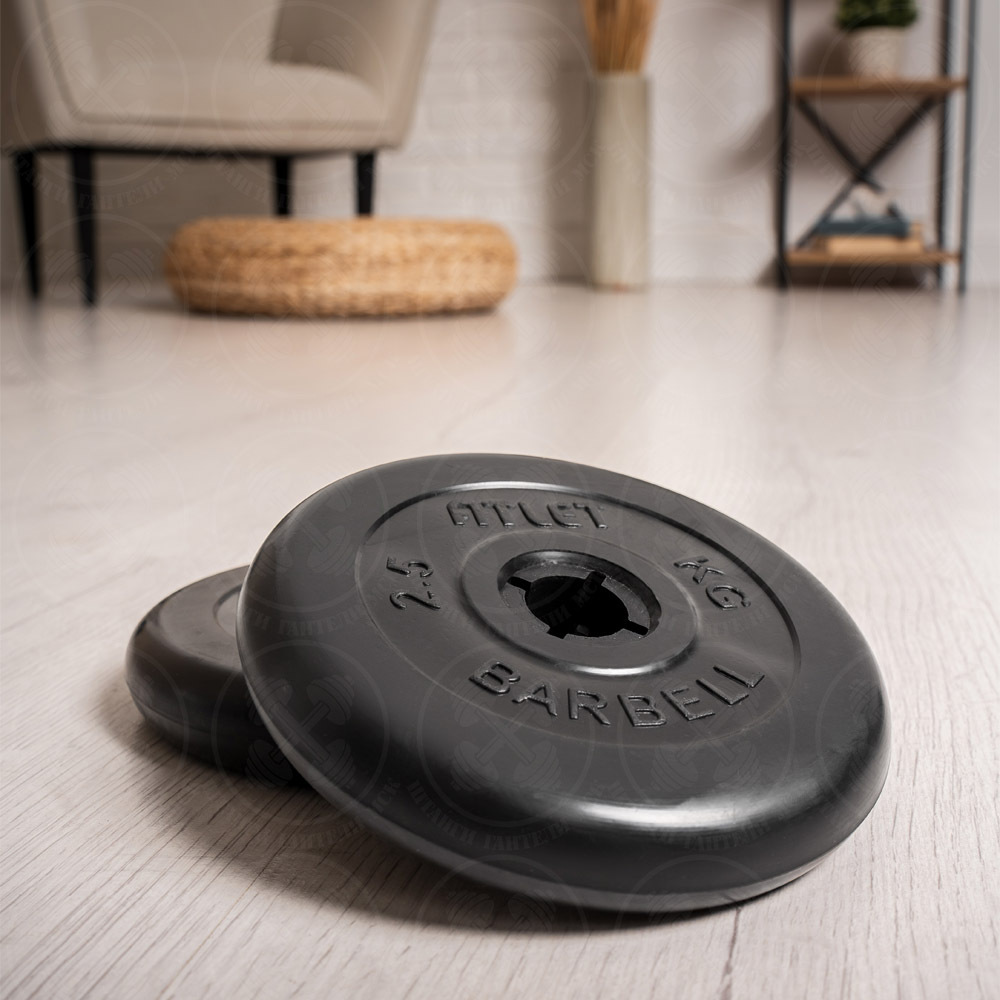 Блины для штанги и гантелей 2,5 кг Barbell Atlet D26мм