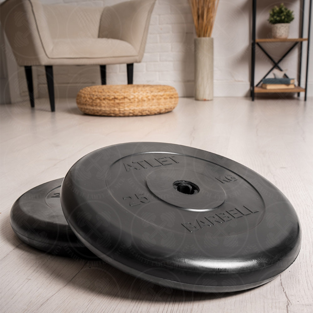 Блины для штанги и гантелей 25 кг Barbell Atlet D26мм