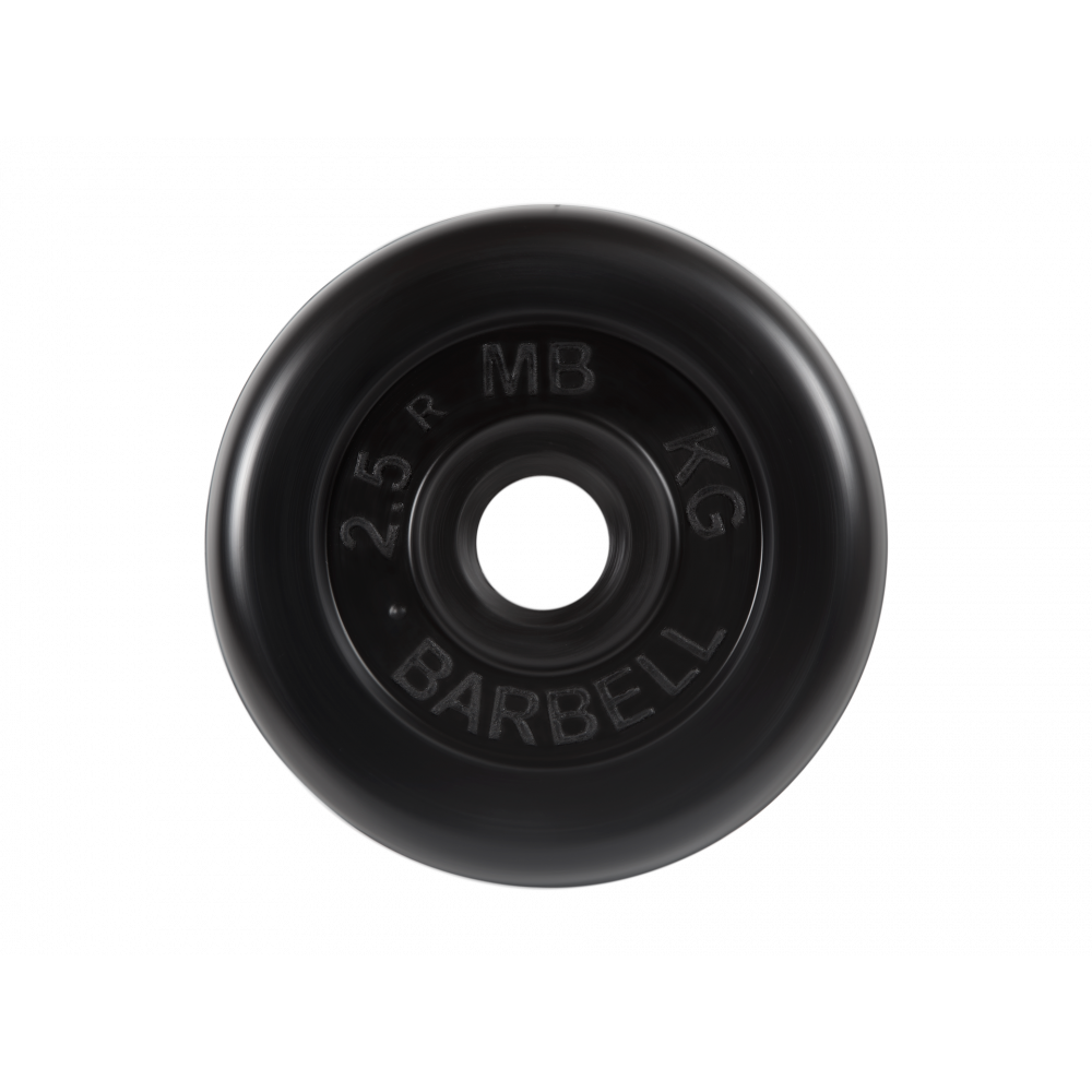 Блины для штанги и гантелей 2,5 кг MB-Barbell D26мм