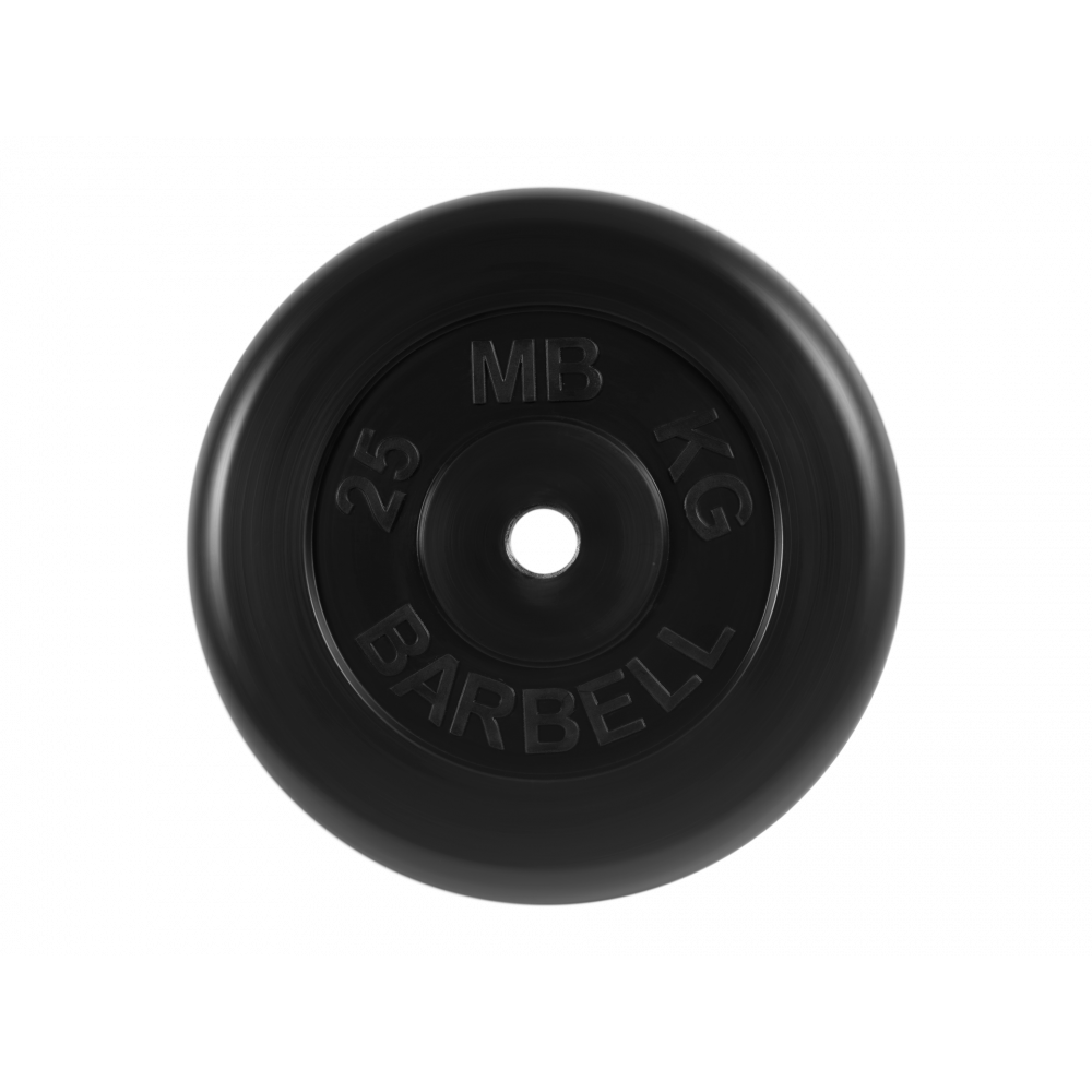 Блины для штанги и гантелей 25 кг MB-Barbell D26мм