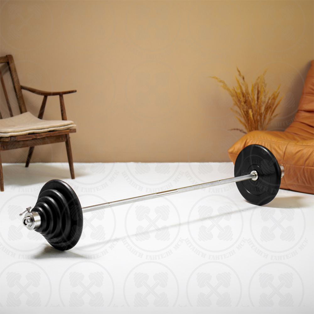 Штанга c блинами 85 кг D51mm Barbell
