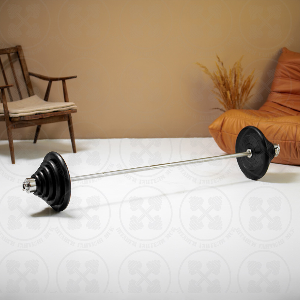 Штанга c блинами 95 кг D51mm Barbell